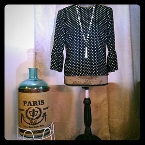 Zara Polka-dot Blouse